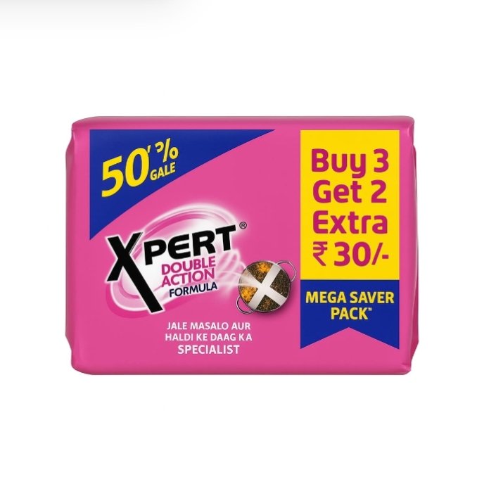 Xpert Double Action Formula Pack of 5 × 90 g