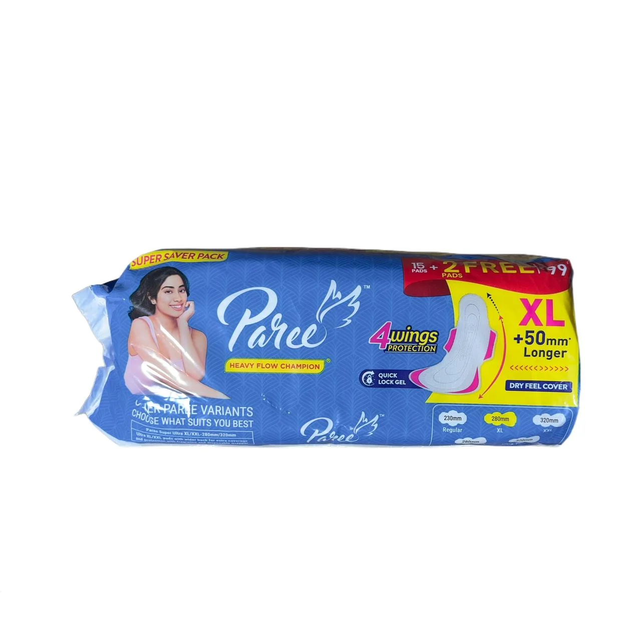 Paree Dry Feel XL Sanitary Pads 17pcs