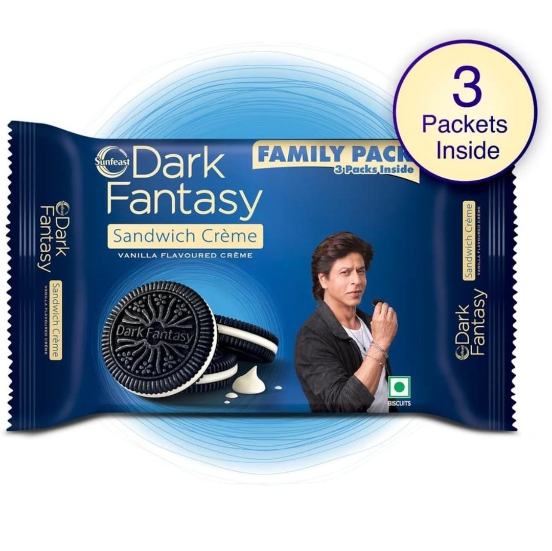 Dark Fantasy Sandwich Creme Family Pack 3 Packet Inside 237g