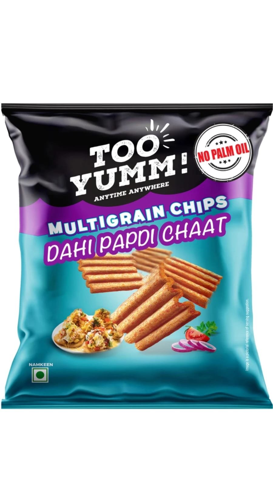 Too Yumm Multigrains Chips Dahi Papdi Chaat 43.5g