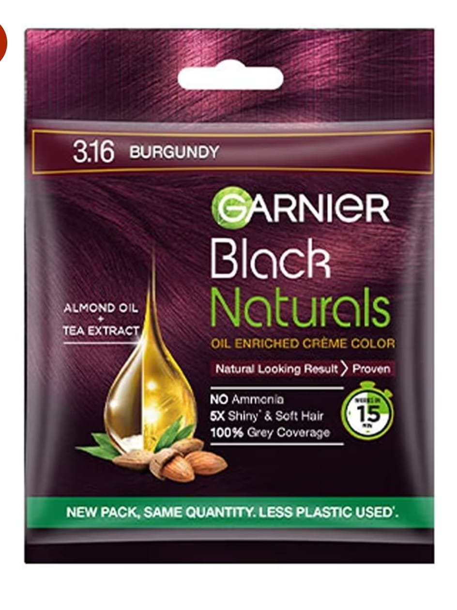 Garnier Black Naturals 3.16 Burgundy 20ml+20g 