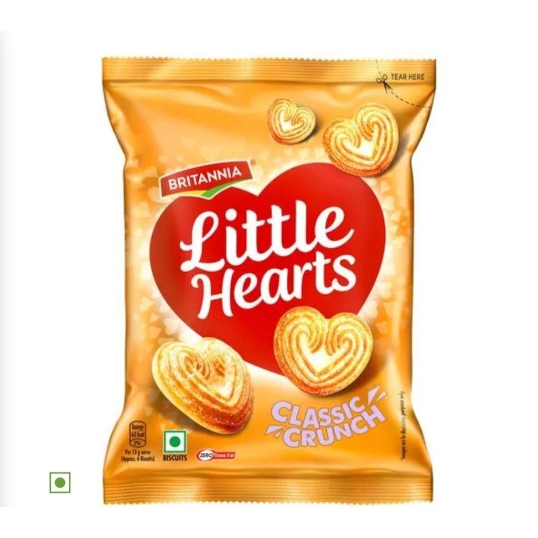 Britannia Little Heart Clasic Crunch 30.1g
