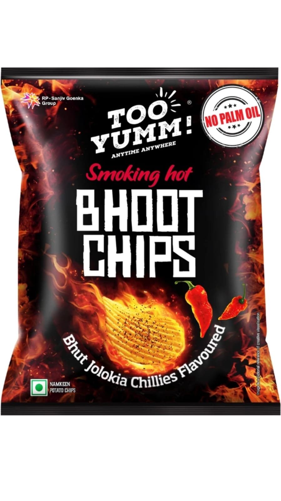 Too Yumm Smoking Hot Bhoot Karake Chillies Flavoured 44g