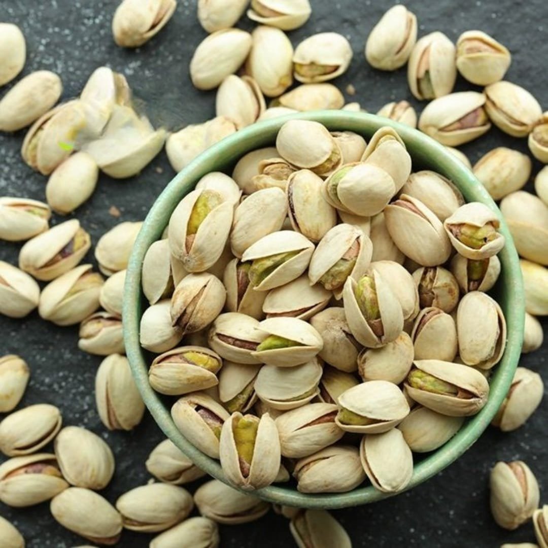 California Roasted Pistachios namkeen pista, Salted pista | Lightly Salted, Crunchy & Nutritious Pista Nuts | Healthy Low-Calorie Snack | Dry fruits 250g